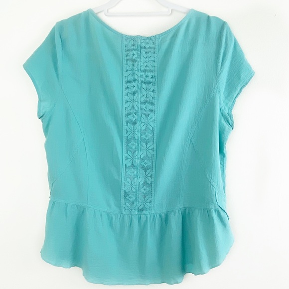 Soft Surroundings Butterfly Embroidered Top - Picture 10 of 10